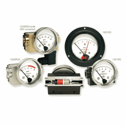 Afbeelding van Orange drukverschilmanometer serie 1201